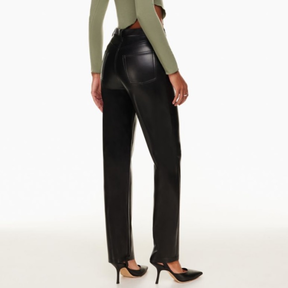 Aritzia Melina Faux Leather Pant - Sz 4 - Like New Condition